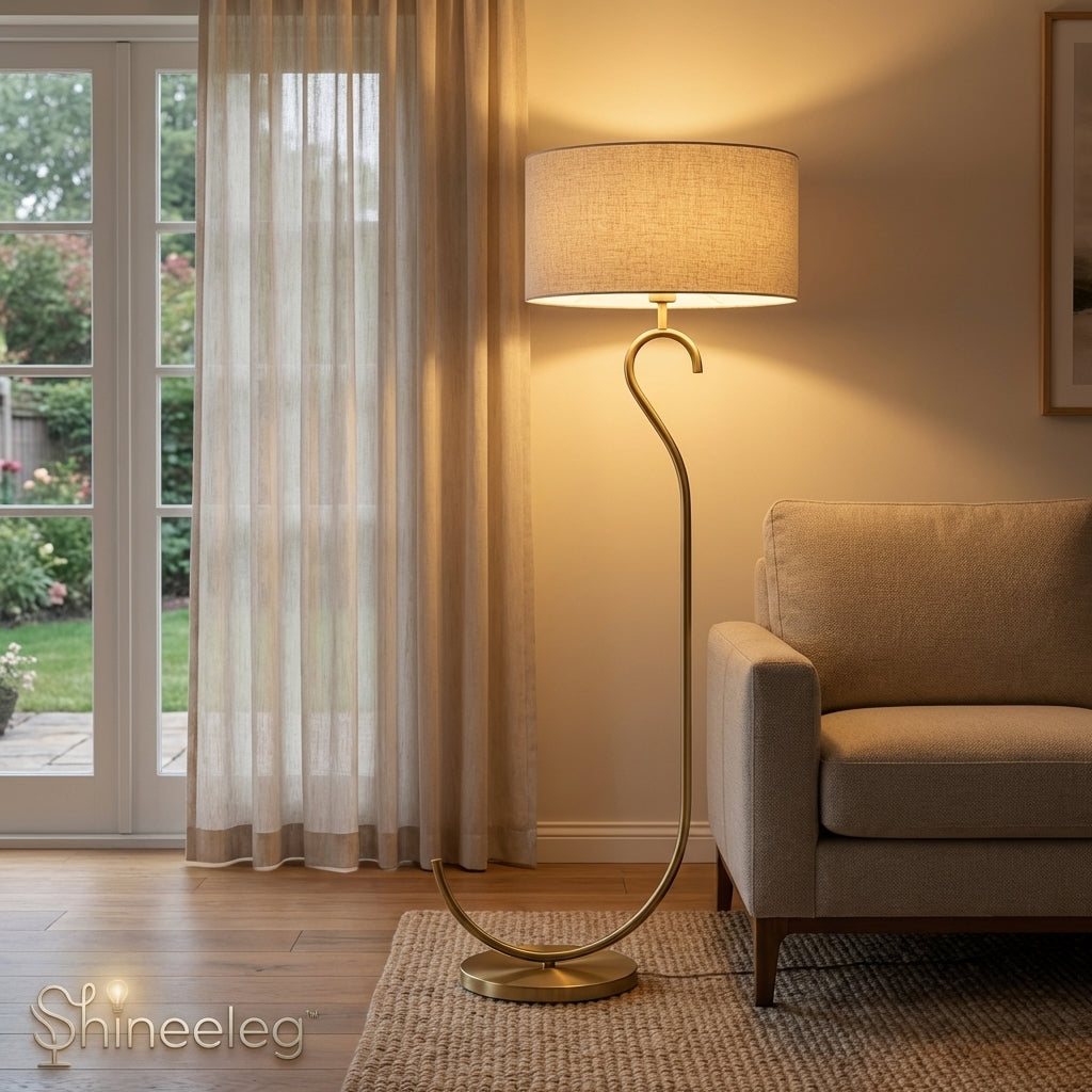 🌙 Shineeleg™ HaloArc Standing Floor Lamp